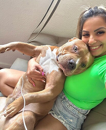 Juliane and Koda.