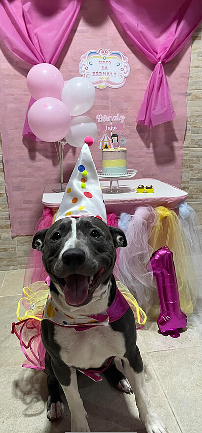 Bérnaly on her birthday. 