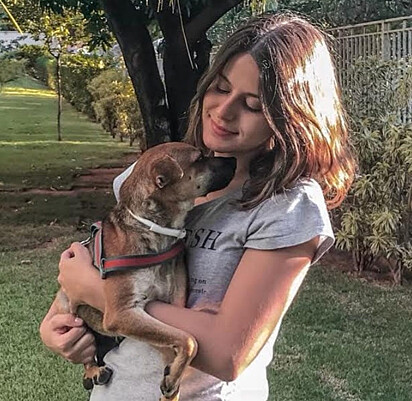 The dog was very attached to Luísa. 