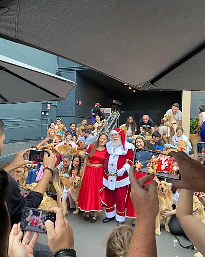 The meetup took place at Eldorado Shopping Mall in Barueri, São Paulo.