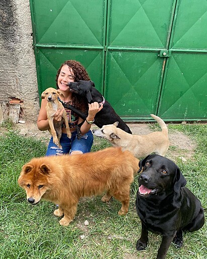 Paloma’s joy is helping defenseless animals. 